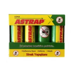 ASTRAP ( 4PCS ) KAPSÜL SİNEK YAPIŞKANI ( SİNEK & GÜVE & S.SİNEK & UÇAN TÜM HAŞERELER )*24X12