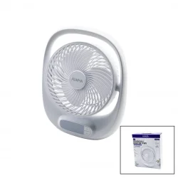 AUHMA AUFN-01 (USB) (7 & 20CM) MASA ÜSTÜ FAN VANTİLATÖR (IŞIKLI) (5W) (180°) (3-KADEME HIZ) (3-PERVANE) (STAND=24.8X30.5X8CM)*16