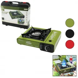 AUHMA OUTDOOR RB-KF01 ( 2.3KW ) ( RENKLİ ) TEKLİ PORTATİF KAMP OCAK ( PLASTİK ÇANTALI )*6