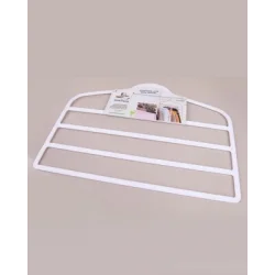 BARONESS BRNS-20894 ( PLASTİK ) ( 4 KATLI ) PRATİK PANTOLON ASKI ( YER KAZANDIRIR )*48