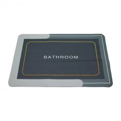 BAROTTİ BATHROOM DMR-8560 ( DİKDÖRTGEN & MAT RENKLER ) (37X57CM) SU EMİCİ SİHİRLİ BANYO PASPAS ( ELASTİK )*100