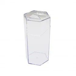 BLACKSTONE KRC-180 ( KAPAKLI ) ( 6GEN ) ORGANİZER ( MAKYAJ FIRÇA DÜZENLEYİCİ ) ( MİKA KRİSTAL PLASTİK ) (10X8.9X20CM)*24