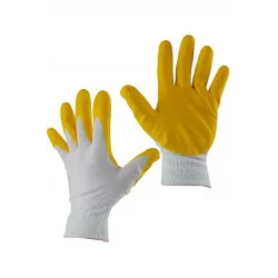 BY ELİ ( SOFT ) ( SARI ) POŞETLİ İŞÇİ ELDİVENİ ( NO-10XL )*12X50