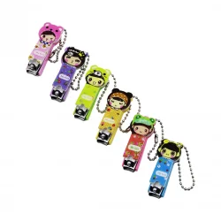 CARTOON NAİL SCİSSORS MY GİRL BAYSA-1570 LÜKS ÇOCUK TIRNAK MAKASI ( KIZ ÇOCUK FİGÜRLÜ & RENKLİ PLASTİK KAPLAMALI )*12X100