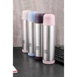 COOKER CKR-2001 ( 0.5LT ) TERMOS RENKLİ ( PASLANMAZ ÇELİK & SIZDIRMAZ KAPAK = BARDAK )*24