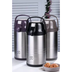 COOKER CKR-2008 ( 3.5LT ) LÜX 304 ÇELİK TERMOS RENKLİ ( POMPALI & MUSLUKLU ) ( TAŞIMA KULPLU & POMPA KİLİT TUŞLU )*6