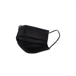 DUYGU MANU ( SİYAH ) ( 50PCS ) MEDİKAL CERRAHİ YÜZ MASKESİ ( TEK KULLANIMLIK & 3 KATLI )*1X50