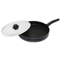 EBRİŞ MUTFAK ( METAL KAPAKLI ) ( TEFLON ) ( 30CM ) ( BALIK ) TAVASI*20