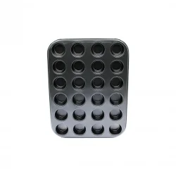 ENFA ENF-409 ( 24 GÖZLÜ ) ( METAL ) ( MUFFIN ) KEK KALIP ( MİNİ= ÇAP:4CM ) ( 26.5 X 35CM )*60