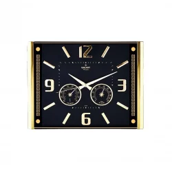 GALAXY PREMİUM 707-A-1 A-2 BAROMETRELİ ( ISI & NEM ÖLÇER ) KABARTMA RAKAMLI DUVAR SAATİ ( 41.5X32CM )*10
