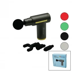 GOLD ORION FASCIAL GUN KH-320 (ŞARJLI) MASAJ ALETİ (TABANCA MODEL) (TOP & Y ŞEKİL & KALEM UÇ) (6 SEVİYE TİTREŞİM) (KAS MASAJI)*16