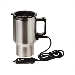 HEATED TRAVEL MUG MODABA-111 (ARAÇ & OTO) (ÇELİK BARDAK) KETTLE SU ISITICISI (12V) (ÇAKMAKLIK FİŞLİ) (420ML)*48