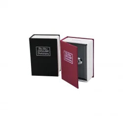 HOMESAFE BOOKSAFE DMR-4790 ( KÜÇÜK=114X80X45MM ) ( KİTAP MODELİ ) KİLİTLİ KASA & KUMBARA*48