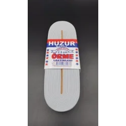 HUZUR ( BEYAZ & 2.5CM ) PAÇA LASTİK GENİŞ 10MT.*30