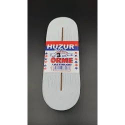 HUZUR ( BEYAZ & 3CM ) PAÇA LASTİK YASSI GENİŞ 10MT.*30