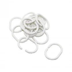 İBİCO ( 15 PCS ) BANYO PERDE DÜĞME HALKASI*10X25