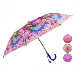 İBİCO-215 BASTONLU ( KIZ ÇOCUK ) ŞEMSİYE ( YARI OTOMATİK & RENKLİ DESENLİ )*12X6                     qwe05