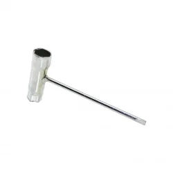 İBİCO BUJİ ANAHTARI ( ÇİFT TARAFLI ) ( KOLLU=DÜZ TORNAVİDA UÇLU )*10X25