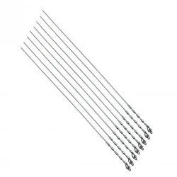 İBİCO C-700 ( CİĞER & DOMATES ) ( İNCE YASSI & BURGULU ) ( 50CM ) METAL MANGAL ŞİŞİ*100X5