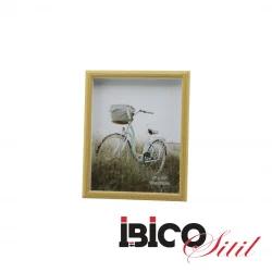 İBİCO İ12-028 ( 8X10 & 20X25CM ) ( KALIN & LÜX BAMBU & TEK RENK ÇERÇEVE ) AHŞAP RESİM ÇERÇEVESİ *36=K