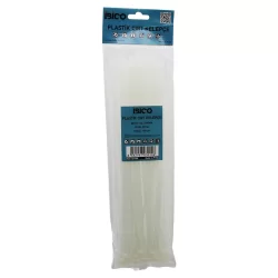 İBİCO İ13-010 ( BEYAZ ) ( 3.6X300MM ) PLASTİK CIRT KELEPÇE ( 100PCS )*200