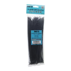 İBİCO İ13-016 ( SİYAH ) ( 3.6X250MM ) PLASTİK CIRT KELEPÇE ( 100PCS )*250