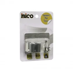 İBİCO İ13-066 ( 2İN1 ) ( METAL ) ( MOP SAP TUTUCU & ASKI ) ( YAPIŞKANLI MONTAJ=METAL PLAKA ) ( 10KG. TAŞIMA )*12X20
