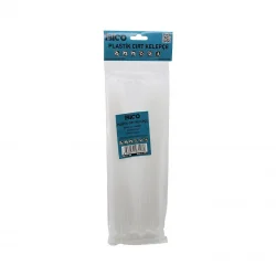 İBİCO İ13-108 ( BEYAZ ) ( 4.8X300MM ) PLASTİK CIRT KELEPÇE ( 100PCS )*10X15