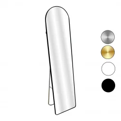 İBİCO İ15-064 ( OVAL=ÜST KENAR ) ( BOY ) AYNASI ( MİX RENKLİ ) ( 2İN1 KULLANIM= AYAKLI (AÇ-KAPA) & DUVARA MONTE ) ( 40X150CM )*6=K