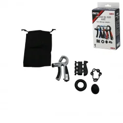 İBİCO İ19-010 ( 5PCS ) EL SPOR ALETLERİ SETİ ( EL YAYI & HALKA & YUMURTA & GEÇMELİ PARMAKLIK & YAYLI PARMAKLIK ) *100