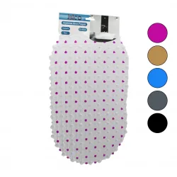 İBİCO İ21-002 (OVAL & EKO PVC) (+VANTUZ DESEN & ŞEFFAF RENKLİ) (122PCS VANTUZ) KAYDIRMAZ BANYO & KÜVET PASPAS(33X61CM)*120