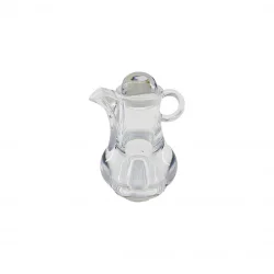 İBİCO İ22-167 -8016 ( MİNİ=50ML ) ( DEMLİK  MODELİ ) ( AKRİLİK ) YAĞDANLIK ( ŞEFFAF ) ( SİRKELİK & SOSLUK )*12X6