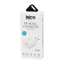 İBİCO İB-2200 ( TYPC-E ) ( BAŞLIK ) ( 25W ) ( HIZLI ) TELEFON ŞARJ BAŞLIK EV ( 5V=3.0A & 9.0V-2.22A )*5X16