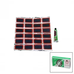 İBİCO RED SUN RS-2401 İ18-070 ( 24PCS ) BİSİKLET TEKER YAMASI ( SOĞUK YAMA ) ( YAPIŞTIRICI TÜP )*10X20