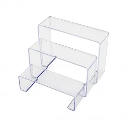 İBİCO Y-118  ( 3 BOY & BASAMAK ) ÜRÜN SUNUM TEŞHİR AYAK ( Y: 6-11.5-16.5CM ) ( DERiNLİK: 6.5CM ) ( EN: 19.5-20.5-21.5CM )*24