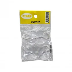 İSTANBUL GRUP ( KÜÇÜK ) ( 4PCS ) ŞEFFAF VANTUZ*25X40