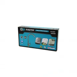 KINETEX KTX-2895 KROM TEK SU GİRİŞLİ MİX UZUN KUĞU ( EVYE ) ( AÇ KAPA ) BATARYA*50