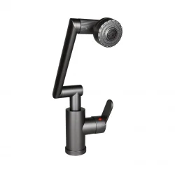 KINETEX KTX-3308 ( GRİ & 1080° ) ÇOK FONKSİYONLU MUSLUK BATARYA*24