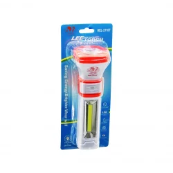 KIRGIL HEL-2118T ( 2İN1 ) ( 1W LED + 2W COB LED ) ( FİŞ ŞARJLI ) EL FENERİ*120