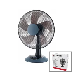MASTER MTR-F740 ( 16 İNÇ ) MASA ÜSTÜ VANTİLATÖR ( 50W ) ( 5 KANAT & 3 KADEME HIZ & ÇAP: 40CM )*2X3