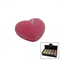 MAXİMUM MAX-2450 ( TEKLİ ) ( BÜYÜK KALP MODELİ ) ( RENKLİ & KOKULU ) MUM*30X8