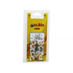 MEDALYAN DL-39 ( NO-3 ) ÇELİK ÇİVİLİ KROŞE ( 25PCS )*12X24