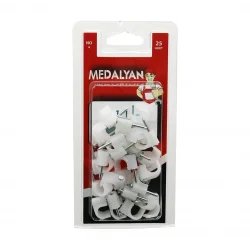 MEDALYAN DL-40 ( NO-4 ) ÇELİK ÇİVİLİ KROŞE ( 25PCS )*12X9
