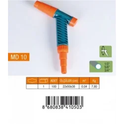 MEDALYAN MD-10 ( NORMAL ) AYARLI LANS SULAMA TABANCASI ( 1/2- 5/8- 3/4 REKOR )*10X10