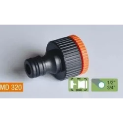 MEDALYAN MD-320 ( DİŞİ 1/2-3/4 ) MUSLUK BAĞLANTI ADAPTÖRÜ*25X48