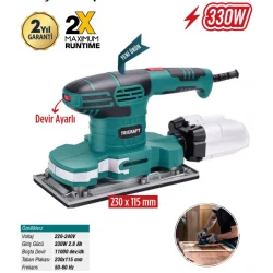 MEŞEM TİTREŞİMLİ ZIMPARA MAKİNASI 330W 7352