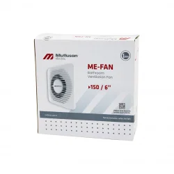 MUTLUSAN-001 211 000 150 00 00 ME-FAN (150) (6) BANYO TUVALET HAVALANDIRMA ASPİRATÖRÜ (20W) (2800RPM) (160M3/H)*12