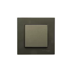 MUTLUSAN RİTA-2220 401 0286 ( POŞETLİ ) ( ANTRASİT & TEKLİ ANAHTAR ) VİDALI & ÇERÇEVELİ*12X10
