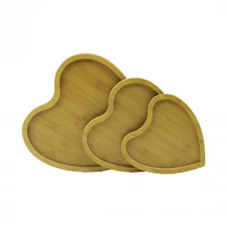 PABLITO HOME PBT-318 ( KALPLİ ) ( 3 BOY ) ( AHŞAP MDF ) SUNUM TEPSİ SETİ ( 19.5 X 20.5 - 23.5 X 24.5 - 29.5 X 30.5CM )*24=K