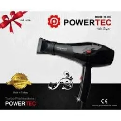 POWERTEC TR-801-701 SAÇ KURUTMA & FÖN MAKİNESİ 2500W PERF*12